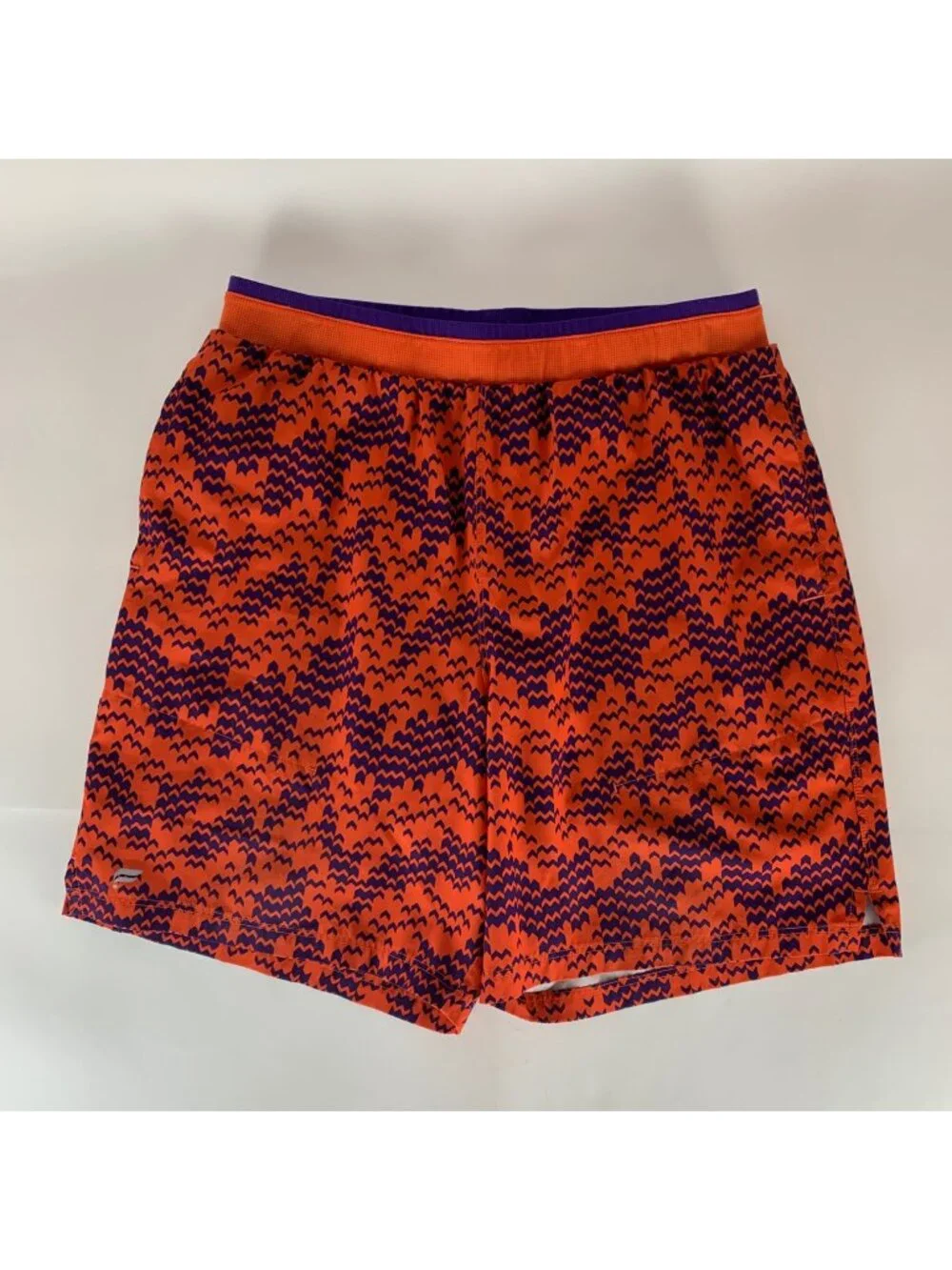 Fabletics Purple Orange Athletic Shorts Mens Large
